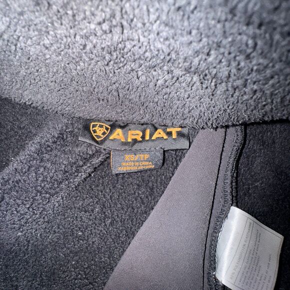 Ariat‎ Black Softshell Full Zip Jacket Women's Size XS - Picture 5 of 10